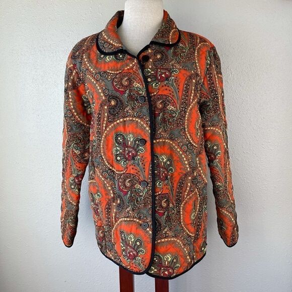 Jordan Jackets & Blazers - NWT Jordan Blue Label Paisley Jacket Size L